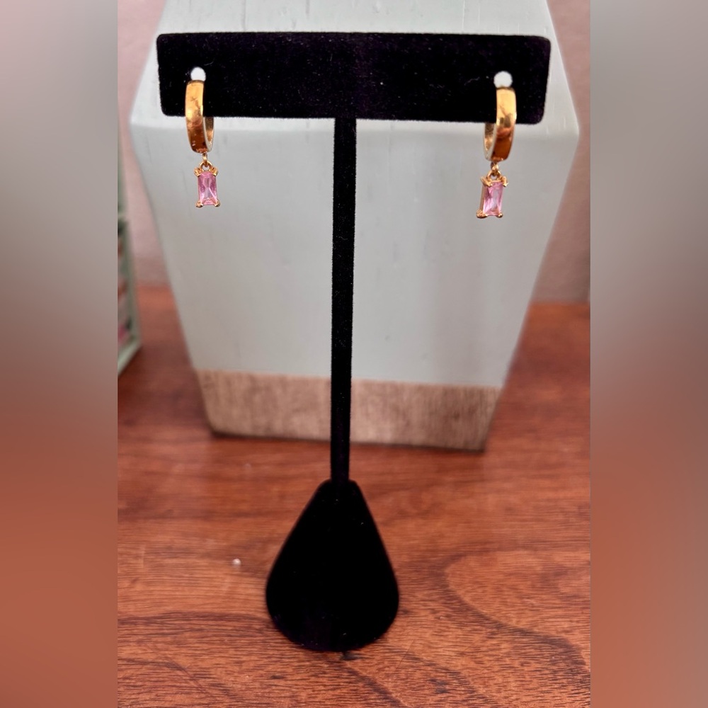Louise Carter Gold Huggie Hoops